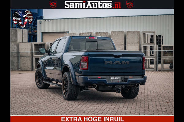 Dodge Ram SPORT | 5.7 V8 4x4 HEMI | PANORAMA DAK | GROOTSCHEM 12 INCH | LPG | Patriot Blue CREW CAB | DUBBELE CABINE | 5 PERSOONS | DC | VOORRAAD NR 2555 - 3325