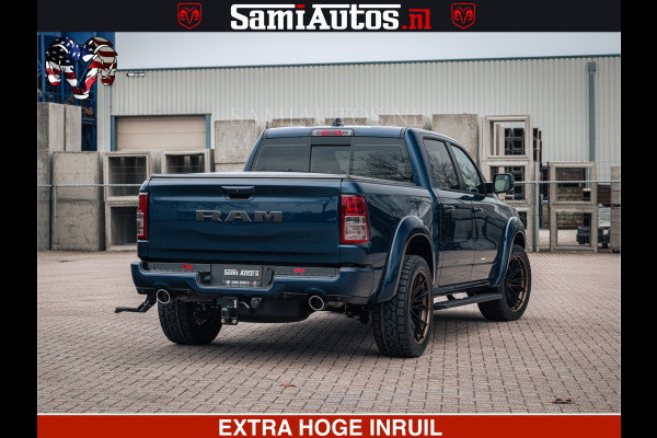 Dodge Ram SPORT | 5.7 V8 4x4 HEMI | PANORAMA DAK | GROOTSCHEM 12 INCH | LPG | Patriot Blue CREW CAB | DUBBELE CABINE | 5 PERSOONS | DC | VOORRAAD NR 2555 - 3325