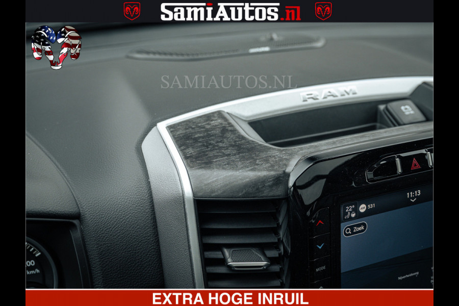 Dodge Ram SPORT | 5.7 V8 4x4 HEMI | PANORAMA DAK | GROOTSCHEM 12 INCH | LPG | Patriot Blue CREW CAB | DUBBELE CABINE | 5 PERSOONS | DC | VOORRAAD NR 2555 - 3325