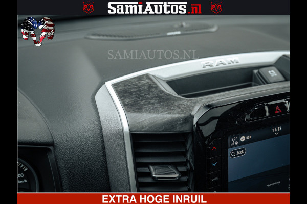 Dodge Ram SPORT | 5.7 V8 4x4 HEMI | PANORAMA DAK | GROOTSCHEM 12 INCH | LPG | Patriot Blue CREW CAB | DUBBELE CABINE | 5 PERSOONS | DC | VOORRAAD NR 2555 - 3325