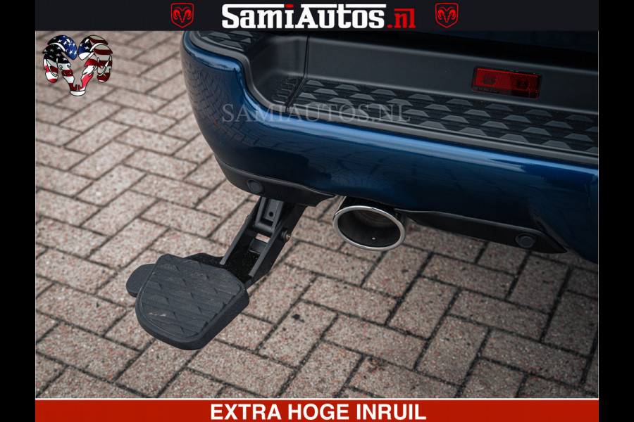 Dodge Ram SPORT | 5.7 V8 4x4 HEMI | PANORAMA DAK | GROOTSCHEM 12 INCH | LPG | Patriot Blue CREW CAB | DUBBELE CABINE | 5 PERSOONS | DC | VOORRAAD NR 2555 - 3325