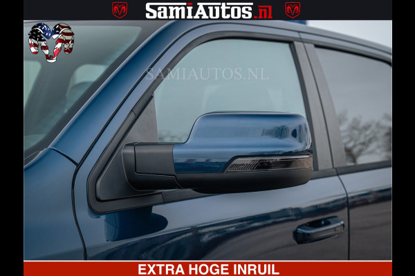 Dodge Ram SPORT | 5.7 V8 4x4 HEMI | PANORAMA DAK | GROOTSCHEM 12 INCH | LPG | Patriot Blue CREW CAB | DUBBELE CABINE | 5 PERSOONS | DC | VOORRAAD NR 2555 - 3325