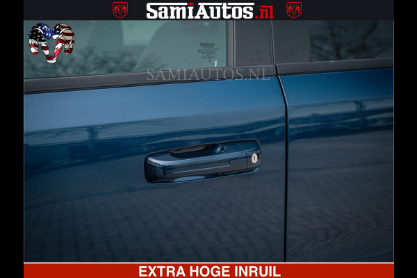 Dodge Ram SPORT | 5.7 V8 4x4 HEMI | PANORAMA DAK | GROOTSCHEM 12 INCH | LPG | Patriot Blue CREW CAB | DUBBELE CABINE | 5 PERSOONS | DC | VOORRAAD NR 2555 - 3325