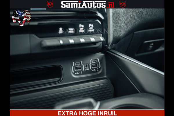 Dodge Ram SPORT | 5.7 V8 4x4 HEMI | PANORAMA DAK | GROOTSCHEM 12 INCH | LPG | Patriot Blue CREW CAB | DUBBELE CABINE | 5 PERSOONS | DC | VOORRAAD NR 2555 - 3325