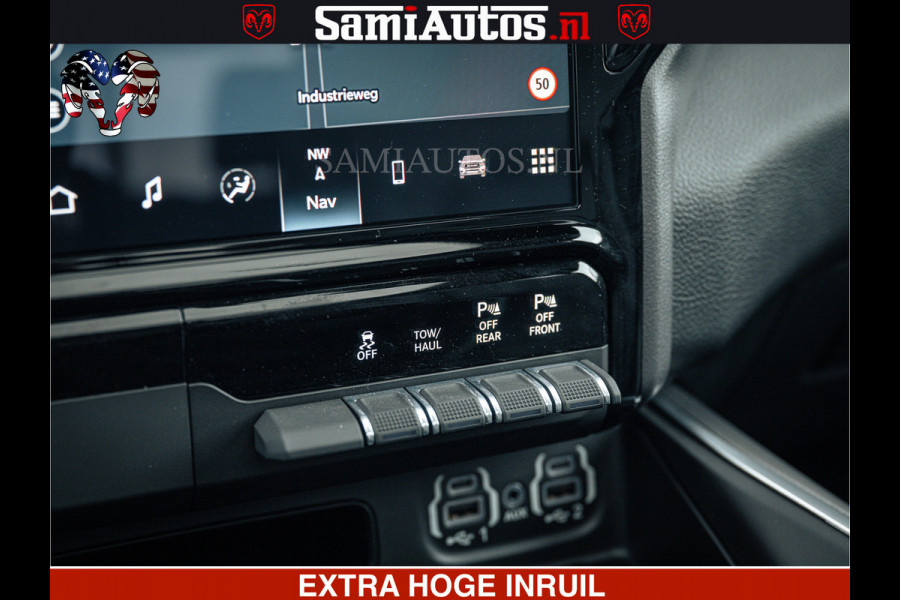 Dodge Ram SPORT | 5.7 V8 4x4 HEMI | PANORAMA DAK | GROOTSCHEM 12 INCH | LPG | Patriot Blue CREW CAB | DUBBELE CABINE | 5 PERSOONS | DC | VOORRAAD NR 2555 - 3325