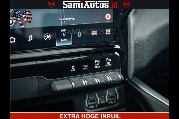 Dodge Ram SPORT | 5.7 V8 4x4 HEMI | PANORAMA DAK | GROOTSCHEM 12 INCH | LPG | Patriot Blue CREW CAB | DUBBELE CABINE | 5 PERSOONS | DC | VOORRAAD NR 2555 - 3325