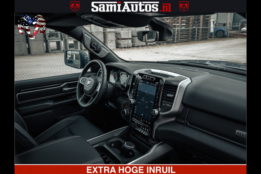 Dodge Ram SPORT | 5.7 V8 4x4 HEMI | PANORAMA DAK | GROOTSCHEM 12 INCH | LPG | Patriot Blue CREW CAB | DUBBELE CABINE | 5 PERSOONS | DC | VOORRAAD NR 2555 - 3325