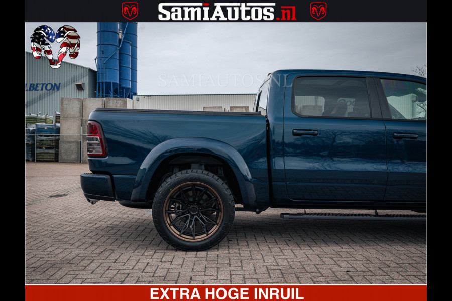 Dodge Ram SPORT | 5.7 V8 4x4 HEMI | PANORAMA DAK | GROOTSCHEM 12 INCH | LPG | Patriot Blue CREW CAB | DUBBELE CABINE | 5 PERSOONS | DC | VOORRAAD NR 2555 - 3325