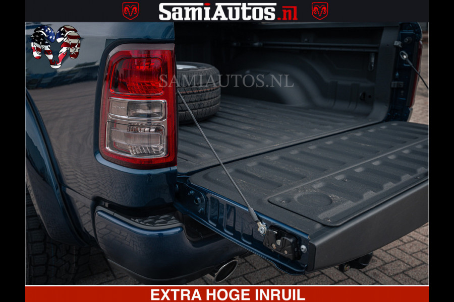 Dodge Ram SPORT | 5.7 V8 4x4 HEMI | PANORAMA DAK | GROOTSCHEM 12 INCH | LPG | Patriot Blue CREW CAB | DUBBELE CABINE | 5 PERSOONS | DC | VOORRAAD NR 2555 - 3325