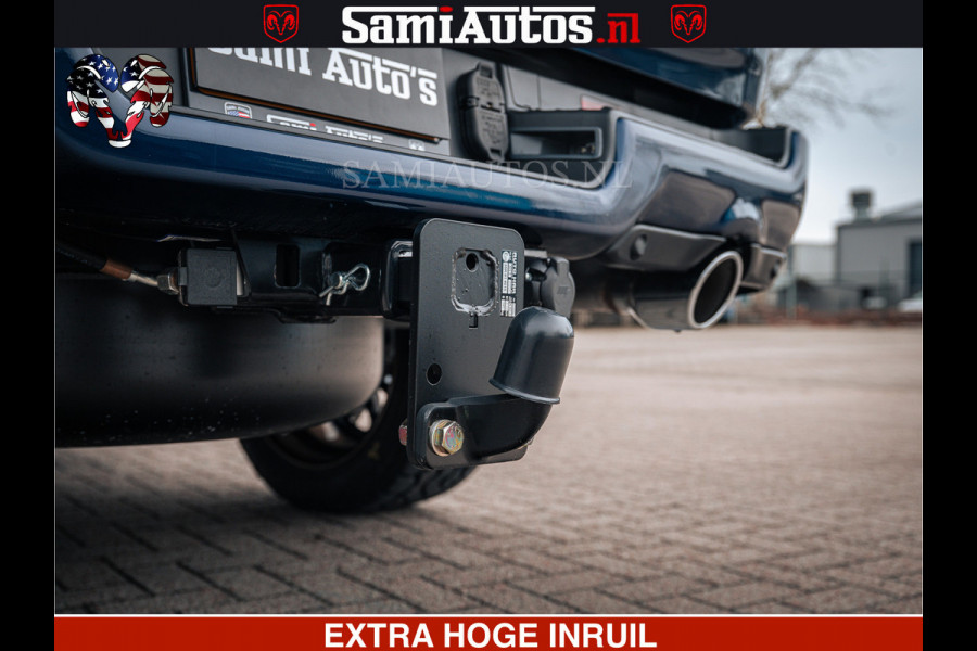 Dodge Ram SPORT | 5.7 V8 4x4 HEMI | PANORAMA DAK | GROOTSCHEM 12 INCH | LPG | Patriot Blue CREW CAB | DUBBELE CABINE | 5 PERSOONS | DC | VOORRAAD NR 2555 - 3325