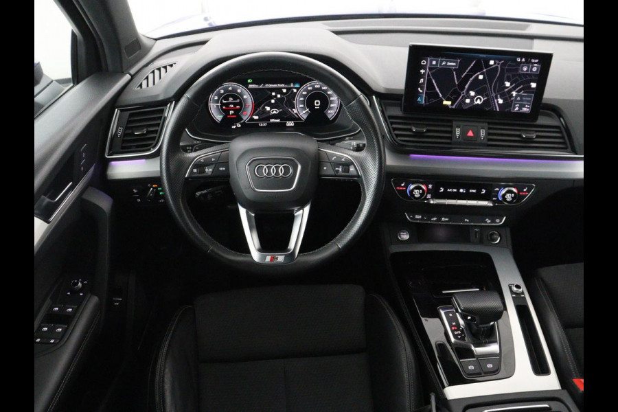Audi Q5 Sportback 55 TFSIe S edition | Panoramadak | Bang & Olufsen | Stoelverwarming | Adaptive cruise | Luchtvering | Matrix LED | 21'' | Carplay | Half leder | Navigatie | Camera | S Line | PHEV | Plug In