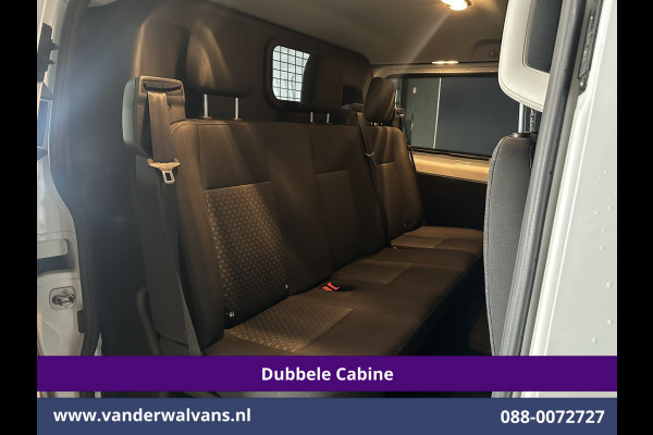 Ford Transit Custom 2.0 TDCI 170pk L2H1 Dubbele Cabine Euro6 Airco | 5-Zits | 2x Zijdeur | Camera | Navigatie | LED, Apple Carplay, Android Auto, Cruisecontrol, Verwarmde voorruit, Trekhaak, Parkeersensoren