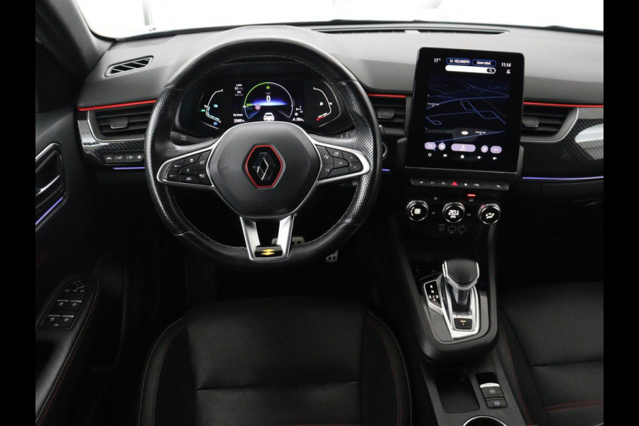 Renault Arkana 1.6 E-Tech Hybrid 145 R.S. Line | Panoramadak | Leder/Alcantara | Trekhaak | Stoelverwarming | Adaptive cruise | Camera | Carplay | Keyless | Park Assist | Full LED | Navigatie | Stuurverwarming