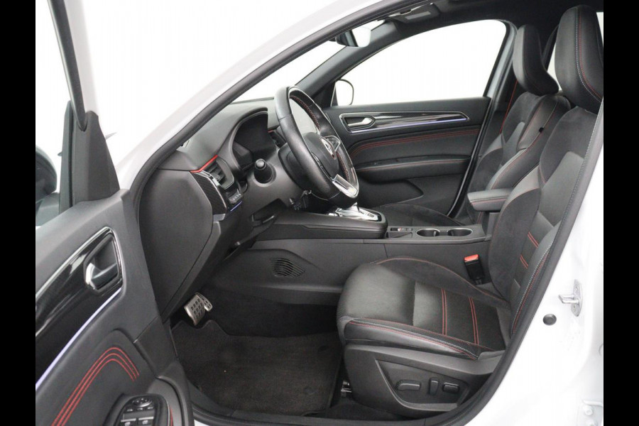 Renault Arkana 1.6 E-Tech Hybrid 145 R.S. Line | Panoramadak | Leder/Alcantara | Trekhaak | Stoelverwarming | Adaptive cruise | Camera | Carplay | Keyless | Park Assist | Full LED | Navigatie | Stuurverwarming