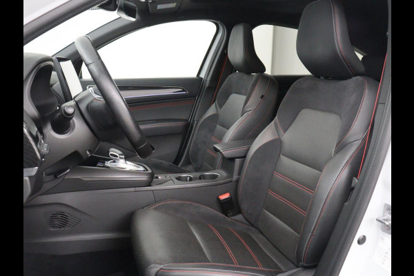 Renault Arkana 1.6 E-Tech Hybrid 145 R.S. Line | Panoramadak | Leder/Alcantara | Trekhaak | Stoelverwarming | Adaptive cruise | Camera | Carplay | Keyless | Park Assist | Full LED | Navigatie | Stuurverwarming