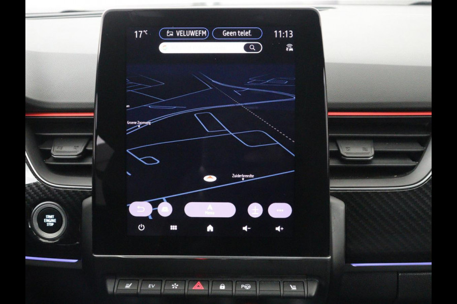 Renault Arkana 1.6 E-Tech Hybrid 145 R.S. Line | Panoramadak | Leder/Alcantara | Trekhaak | Stoelverwarming | Adaptive cruise | Camera | Carplay | Keyless | Park Assist | Full LED | Navigatie | Stuurverwarming