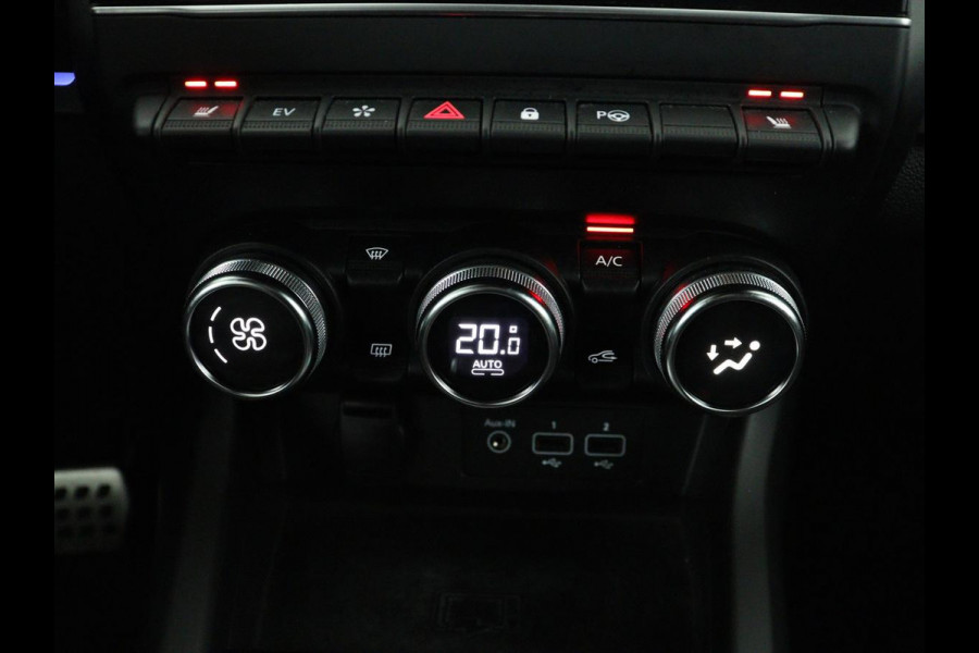 Renault Arkana 1.6 E-Tech Hybrid 145 R.S. Line | Panoramadak | Leder/Alcantara | Trekhaak | Stoelverwarming | Adaptive cruise | Camera | Carplay | Keyless | Park Assist | Full LED | Navigatie | Stuurverwarming