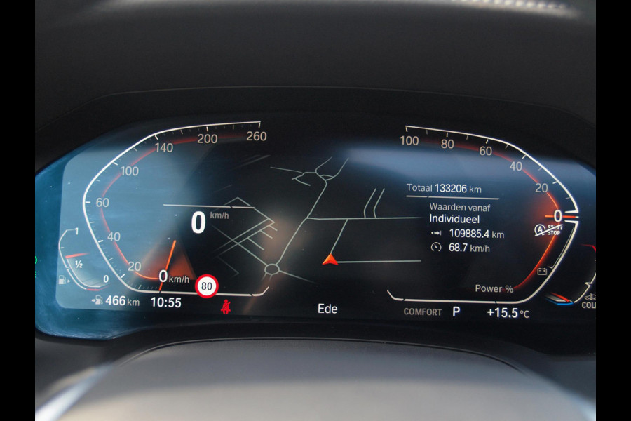 BMW 3 Serie 318i High Executive | Laser Led | Schuifdak | Camera | Sfeerverlichting | Sport stoelen leer | Zwarte Hemel |