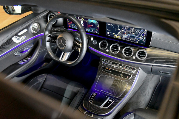 Mercedes-Benz E-Klasse 400 d 4MATIC AMG Night. Pano, Luchtv, Memory, 360, Burm, Leder, Dodeh, CarPlay, Sfeer!