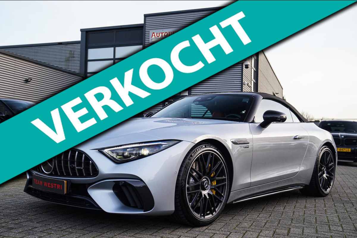 Mercedes-Benz SL-Klasse Roadster AMG 63 4MATIC+ | BTW incl | Carbon Package | Stoelkoeling | Burmester Surround Sound | 21 inch
