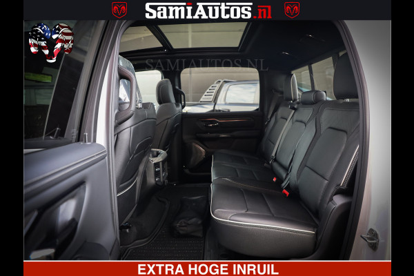 Dodge Ram Limited Night High Output 540HP 706Nm | Massage + Full Option | De Meest Luxe en Volle Pick-Up in zijn Klasse | Comfortabele Dubbele Cabine met Royale 5 Zitplaatsen | BPM vrij | Nu Leverbaar uit Voorraad | Voorraad Nr 2352 - 7649