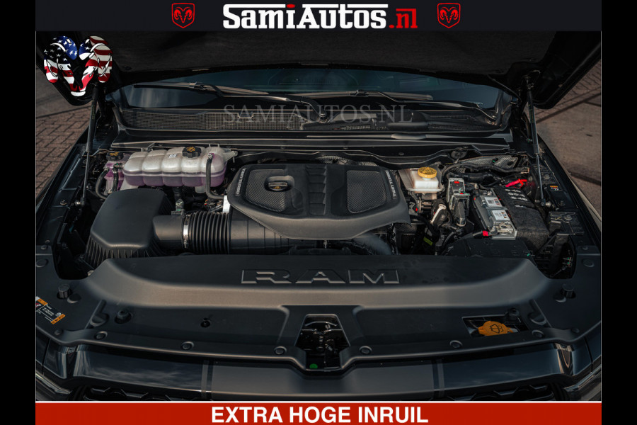 Dodge Ram Limited Night H.O 540HP 706Nm | Massage + Full Option | De Meest Luxe en Volle Pick-Up in zijn Klasse | Comfortabele Dubbele Cabine met Royale 5 Zitplaatsen | BPM vrij | Nu Leverbaar uit Voorraad | Voorraad Nr 2328 -  5157