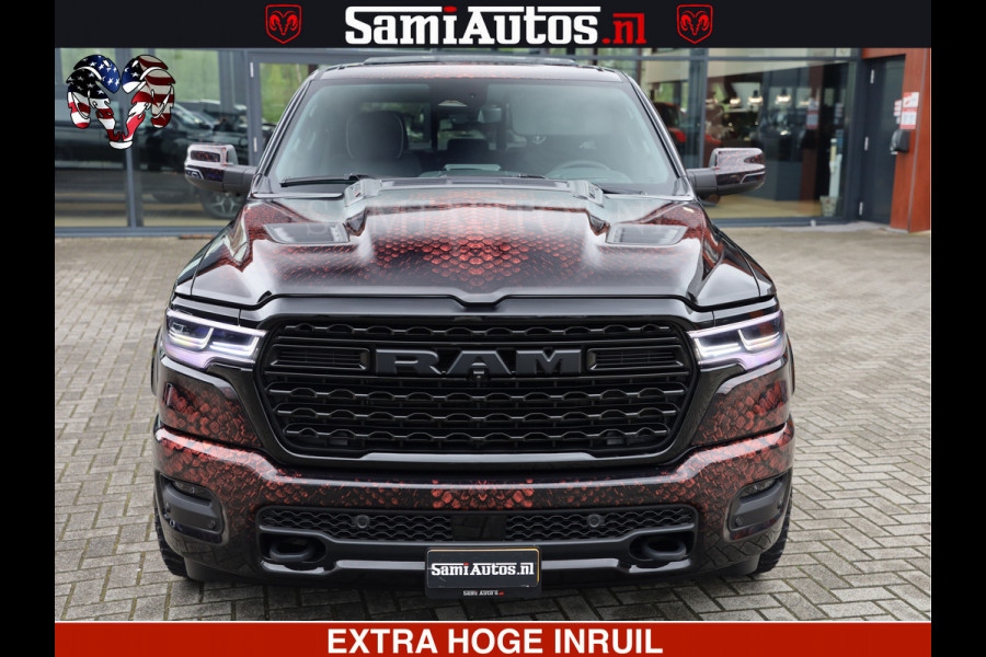 Dodge Ram COBRA EDITION | All-In Prijs | Limited Night High Output 540HP 706Nm | Massage + Full Option | De Meest Luxe en Volle Pick-Up in Comfortabele Dubbele Cabine met Royale 5 Zitplaatsen | BPM vrij | Nu Leverbaar uit Voorraad | Voorraad Nr 2335 - 5153 |