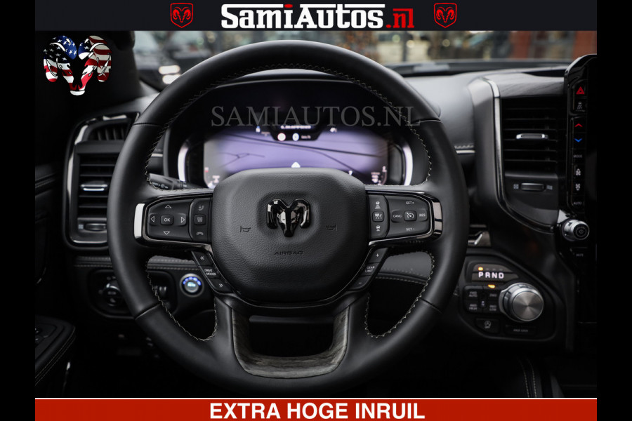 Dodge Ram COBRA EDITION | All-In Prijs | Limited Night High Output 540HP 706Nm | Massage + Full Option | De Meest Luxe en Volle Pick-Up in Comfortabele Dubbele Cabine met Royale 5 Zitplaatsen | BPM vrij | Nu Leverbaar uit Voorraad | Voorraad Nr 2335 - 5153 |