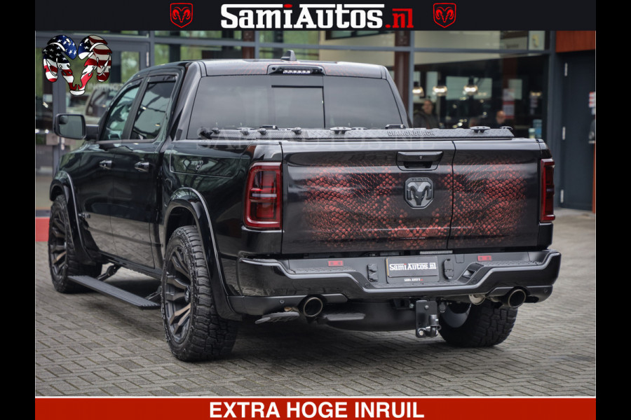 Dodge Ram COBRA EDITION | All-In Prijs | Limited Night High Output 540HP 706Nm | Massage + Full Option | De Meest Luxe en Volle Pick-Up in Comfortabele Dubbele Cabine met Royale 5 Zitplaatsen | BPM vrij | Nu Leverbaar uit Voorraad | Voorraad Nr 2335 - 5153 |