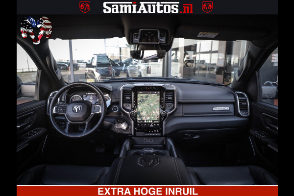 Dodge Ram 1500 LARAMIE SPORT | 5.7 V8 4X4 | 12 INCH MULTIMEDIA | MEMORY SEAT | BED STEP | 3500KG | GRANITE CRYSTAL | PRINS LPG | CRUISE | FULL LED | ALARM K3 | UITLAAT KLEP SYSTEEM ALS NIEUW!