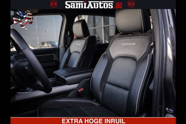 Dodge Ram 1500 LARAMIE SPORT | 5.7 V8 4X4 | 12 INCH MULTIMEDIA | MEMORY SEAT | BED STEP | 3500KG | GRANITE CRYSTAL | PRINS LPG | CRUISE | FULL LED | ALARM K3 | UITLAAT KLEP SYSTEEM ALS NIEUW!