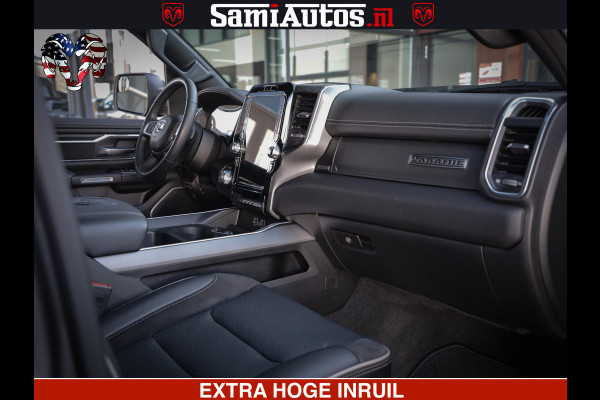 Dodge Ram 1500 LARAMIE SPORT | 5.7 V8 4X4 | 12 INCH MULTIMEDIA | MEMORY SEAT | BED STEP | 3500KG | GRANITE CRYSTAL | PRINS LPG | CRUISE | FULL LED | ALARM K3 | UITLAAT KLEP SYSTEEM ALS NIEUW!