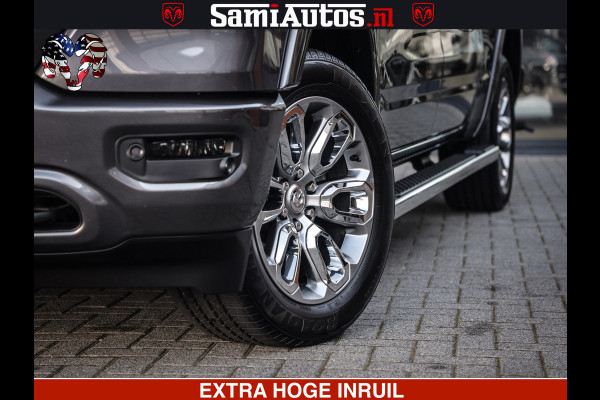 Dodge Ram 1500 LARAMIE SPORT | 5.7 V8 4X4 | 12 INCH MULTIMEDIA | MEMORY SEAT | BED STEP | 3500KG | GRANITE CRYSTAL | PRINS LPG | CRUISE | FULL LED | ALARM K3 | UITLAAT KLEP SYSTEEM ALS NIEUW!