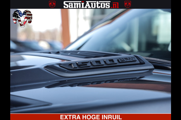 Dodge Ram 1500 LARAMIE SPORT | 5.7 V8 4X4 | 12 INCH MULTIMEDIA | MEMORY SEAT | BED STEP | 3500KG | GRANITE CRYSTAL | PRINS LPG | CRUISE | FULL LED | ALARM K3 | UITLAAT KLEP SYSTEEM ALS NIEUW!