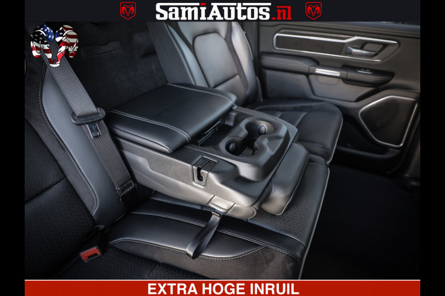 Dodge Ram 1500 LARAMIE SPORT | 5.7 V8 4X4 | 12 INCH MULTIMEDIA | MEMORY SEAT | BED STEP | 3500KG | GRANITE CRYSTAL | PRINS LPG | CRUISE | FULL LED | ALARM K3 | UITLAAT KLEP SYSTEEM ALS NIEUW!