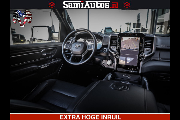 Dodge Ram 1500 LARAMIE SPORT | 5.7 V8 4X4 | 12 INCH MULTIMEDIA | MEMORY SEAT | BED STEP | 3500KG | GRANITE CRYSTAL | PRINS LPG | CRUISE | FULL LED | ALARM K3 | UITLAAT KLEP SYSTEEM ALS NIEUW!