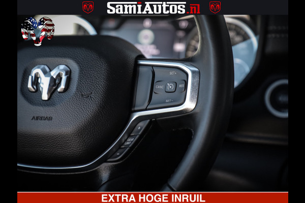 Dodge Ram 1500 LARAMIE SPORT | 5.7 V8 4X4 | 12 INCH MULTIMEDIA | MEMORY SEAT | BED STEP | 3500KG | GRANITE CRYSTAL | PRINS LPG | CRUISE | FULL LED | ALARM K3 | UITLAAT KLEP SYSTEEM ALS NIEUW!