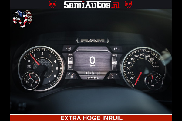 Dodge Ram 1500 LARAMIE SPORT | 5.7 V8 4X4 | 12 INCH MULTIMEDIA | MEMORY SEAT | BED STEP | 3500KG | GRANITE CRYSTAL | PRINS LPG | CRUISE | FULL LED | ALARM K3 | UITLAAT KLEP SYSTEEM ALS NIEUW!