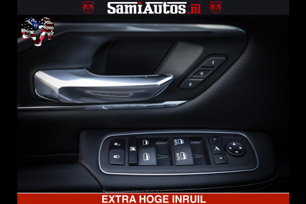 Dodge Ram 1500 LARAMIE SPORT | 5.7 V8 4X4 | 12 INCH MULTIMEDIA | MEMORY SEAT | BED STEP | 3500KG | GRANITE CRYSTAL | PRINS LPG | CRUISE | FULL LED | ALARM K3 | UITLAAT KLEP SYSTEEM ALS NIEUW!