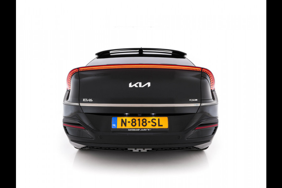 Kia Ev6 GT-Line 77.4 kWh (3-Fase-11kW) {SOH-100%} (INCL-BTW) Aut. *HEATPUMP | PANO | HEAD-UP | LEATHER-ALCANTARA | ADAPTIVE-CRUISE | DIGI-COCKPIT | MERIDIAN-AUDIO | MEMORYPACK | FULL-LED | KEYLESS | TOPVIEW | DAB | BLINDSPOT | NAVI-FULLMAP |
