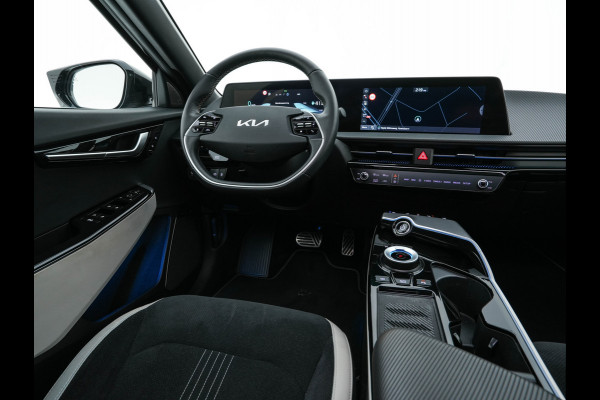Kia Ev6 GT-Line 77.4 kWh (3-Fase-11kW) {SOH-100%} (INCL-BTW) Aut. *HEATPUMP | PANO | HEAD-UP | LEATHER-ALCANTARA | ADAPTIVE-CRUISE | DIGI-COCKPIT | MERIDIAN-AUDIO | MEMORYPACK | FULL-LED | KEYLESS | TOPVIEW | DAB | BLINDSPOT | NAVI-FULLMAP |