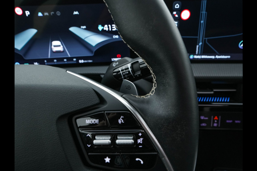 Kia Ev6 GT-Line 77.4 kWh (3-Fase-11kW) {SOH-100%} (INCL-BTW) Aut. *HEATPUMP | PANO | HEAD-UP | LEATHER-ALCANTARA | ADAPTIVE-CRUISE | DIGI-COCKPIT | MERIDIAN-AUDIO | MEMORYPACK | FULL-LED | KEYLESS | TOPVIEW | DAB | BLINDSPOT | NAVI-FULLMAP |