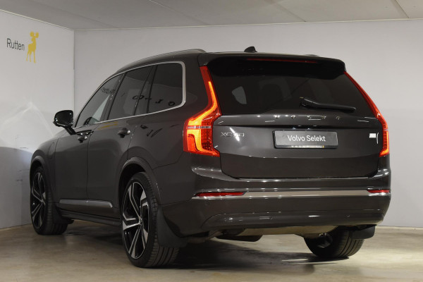 Volvo XC90 T8 455PK Recharge AWD Ultimate Bright / Luchtvering / Bowers & Wilkins / Schuif-kanteldak / 360 Camera / Head Up Display / Nappaleder met ventilatie / Massagefunctie / Gelamineerde zijruiten / 22'' Velgen / Trekhaak /  Stoelverwarming / Stuurverwarming