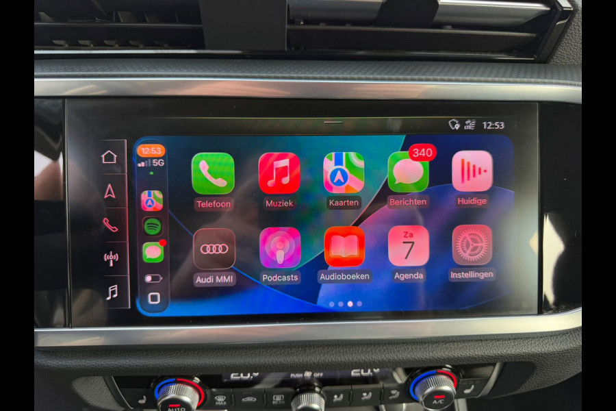 Audi Q3 35 TFSI S Line Pro Line Climate control Cruise LED Stoelverwarming Apple / Android Navi PDC voor/achter