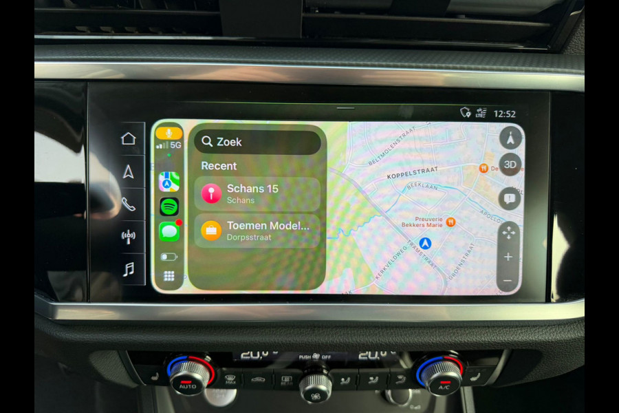 Audi Q3 35 TFSI S Line Pro Line Climate control Cruise LED Stoelverwarming Apple / Android Navi PDC voor/achter