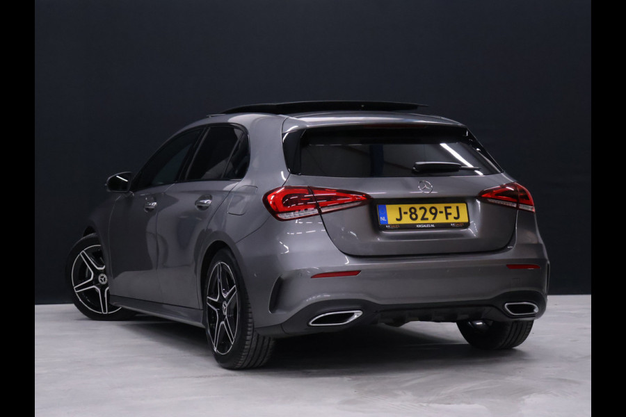 Mercedes-Benz A-Klasse 180 Business Solution AMG [SCHUIFKANTELDAK, MEMORY SEATS, SFEERVERLICHTING, CRUISE CONTROL, BLUETOOTH TELEFOON, ACHTERUITRIJCAMERA, PDC V+A, NIEUWSTAAT]