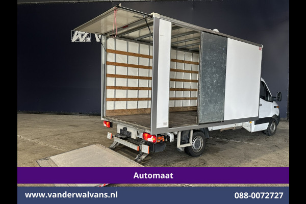 Mercedes-Benz Sprinter 314 CDI Automaat Bakwagen 21m3 KUUB Laadklep Zijdeur Euro6 Airco | LAT om LAT Leder, Bijrijdersbank