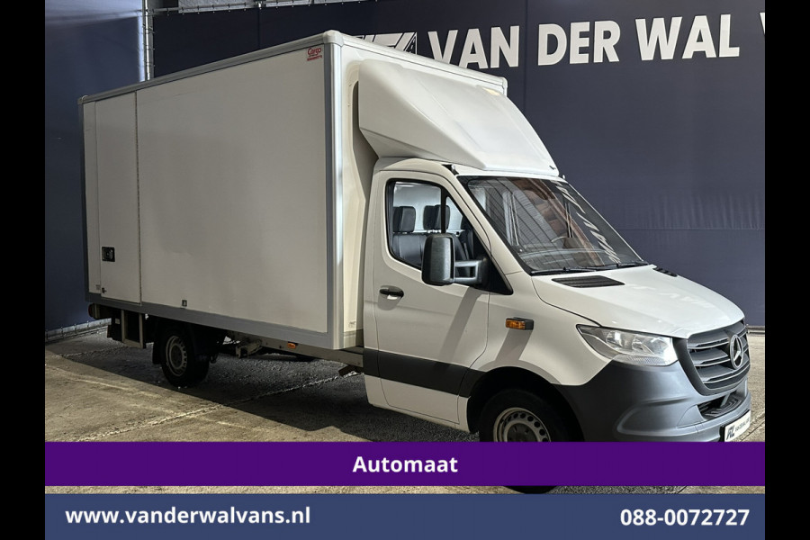 Mercedes-Benz Sprinter 314 CDI Automaat Bakwagen 21m3 KUUB Laadklep Zijdeur Euro6 Airco | LAT om LAT Leder, Bijrijdersbank