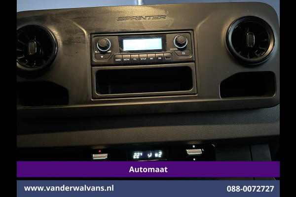 Mercedes-Benz Sprinter 314 CDI Automaat Bakwagen 21m3 KUUB Laadklep Zijdeur Euro6 Airco | LAT om LAT Leder, Bijrijdersbank