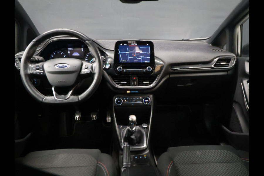 Ford Fiesta 1.0 EcoBoost ST-Line [APPLE CARPLAY, ADNROID AUTO, CRUISE CONTROL, LANE ASSIST, PDC ACHTER, AUTOMATISCHE AIRCO, LICHTMETALEN VELGEN, NIEUWSTAAT]